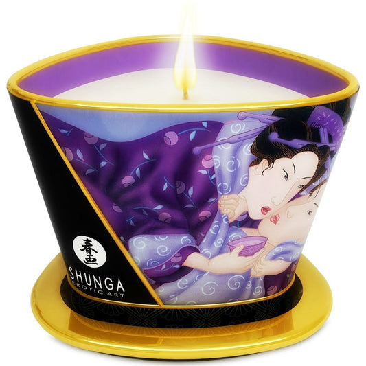 SHUNGA - MINI VELA DE MASSAGEM CARESS COM FRUTAS EXÓTICAS 170 ML