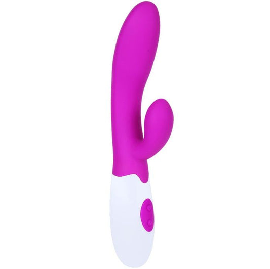 PRETTY LOVE - VIBRADOR DE FLERTE ALVIS COM ESTIMULADOR DE CLITÓRIS