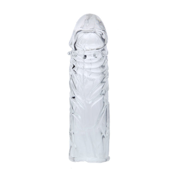 BAILE - 13 CM CLEAR SILICONE PENIS COVER