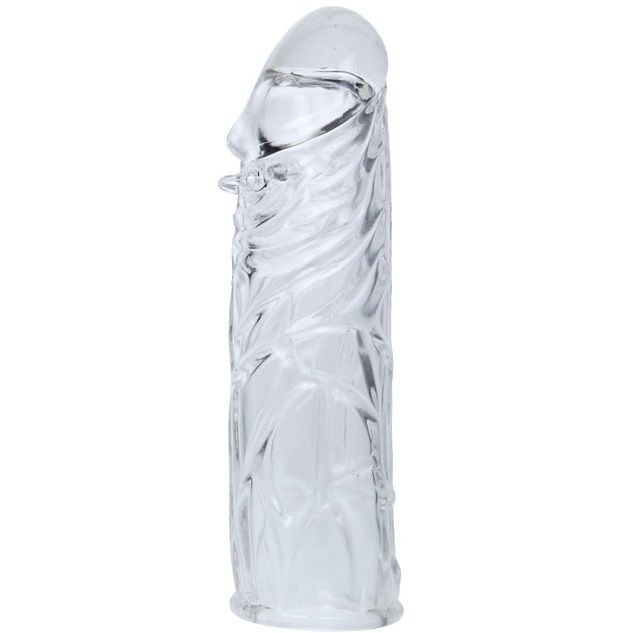 BAILE - 13 CM CLEAR SILICONE PENIS COVER