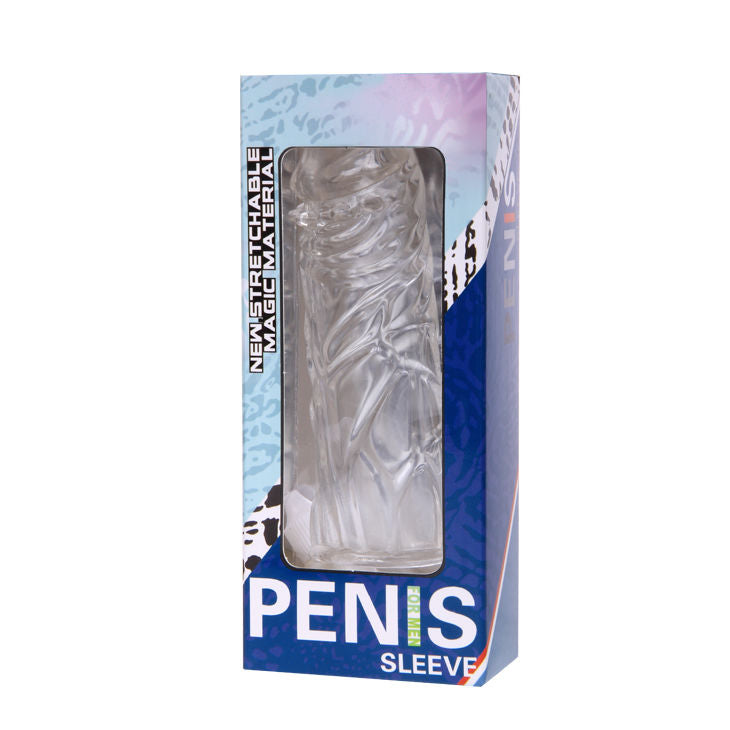 BAILE - 13 CM CLEAR SILICONE PENIS COVER