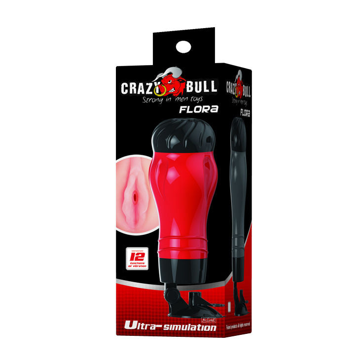 CRAZY BULL - FLORA VAGINA COM BASE MASTURBADORA