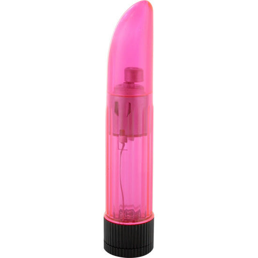 SEVEN CREATIONS - VIBRADOR DE CRISTAL TRANSPARENTE PINK LADY