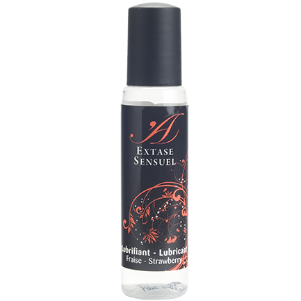 EXTASE SENSUAL - LUBRIFICANTE DE VIAGEM COM MORANGO 35 ML