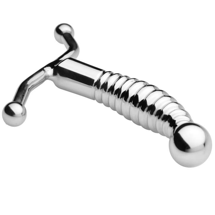 MASSAGEADOR PROSTÁTICO DE METAL DURO - AÇO