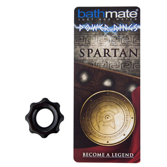 BATHMATE - ANEL PARA PÉNIS PRETO SPARTAN