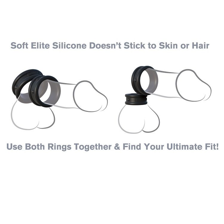 ANÉIS DE SILICONE FANTASY C-RINGZ - MAX / GRANDES