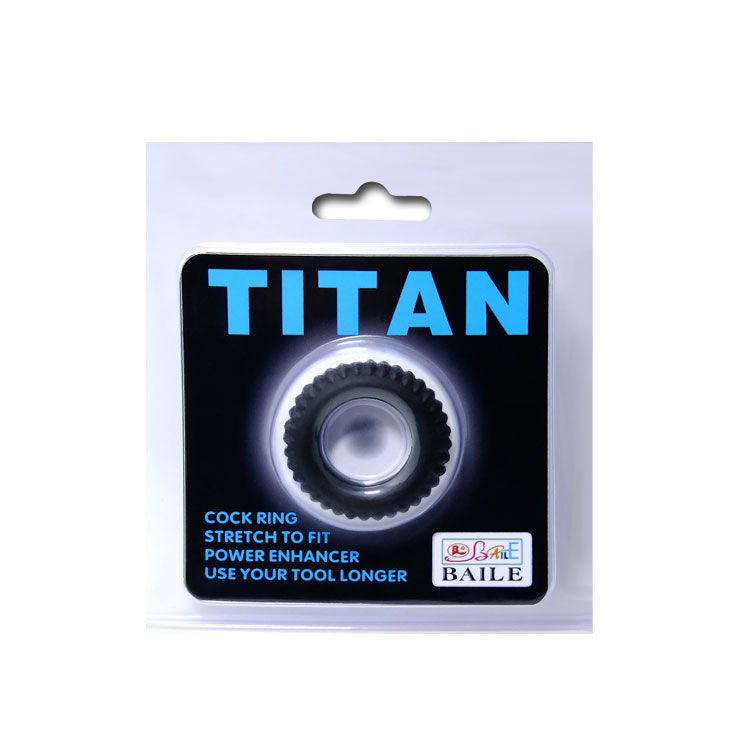 BAILE - ANEL PARA O PÉNIS BLACK TITAN 1,9 CM