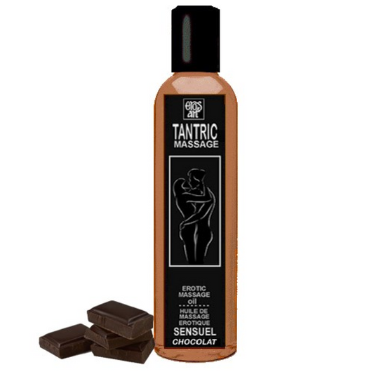 EROS-ART - ÓLEO DE MASSAGEM TÂNTRICA NATURAL E AFRODISÍACO COM CHOCOLATE 30 ML