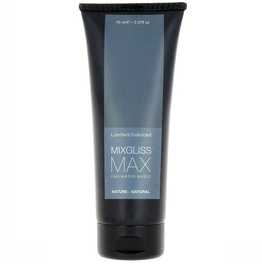 MIXGLISS - LUBRIFICANTE ANAL NATURAL À BASE DE ÁGUA MAX 70 ML