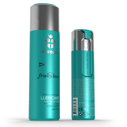 SWEDE - FRUITY LOVE LUBRIFICANTE GROSELHA PRETA LIMA 50 ML