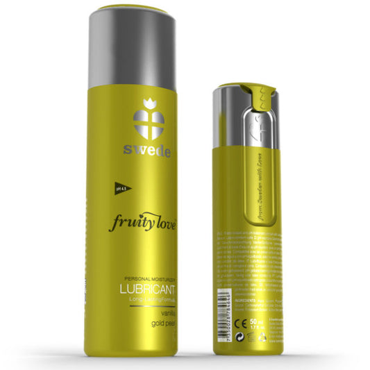 SWEDE - LUBRIFICANTE FRUITY LOVE BAUNILHA OURO PÊRA 50 ML