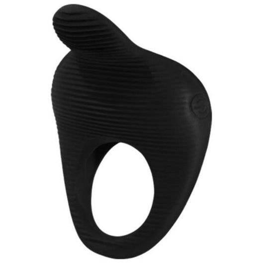 PRETTY LOVE - VIBRADOR DE ANEL DE DEDAL PRETO