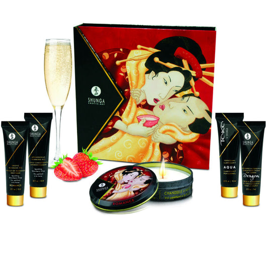 SHUNGA - KIT SECRETO DE GEISHA MORANGOS E CAVA