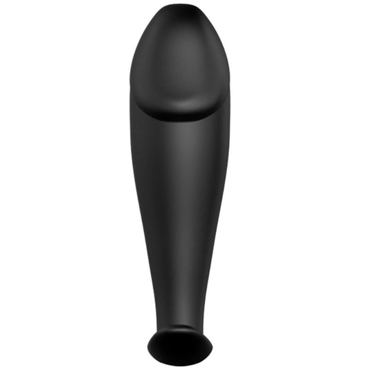 PRETTY LOVE - PLUG ANAL DE SILICONE EM FORMATO DE PÊNIS E 12 MODOS DE VIBRAÇÃO PRETO
