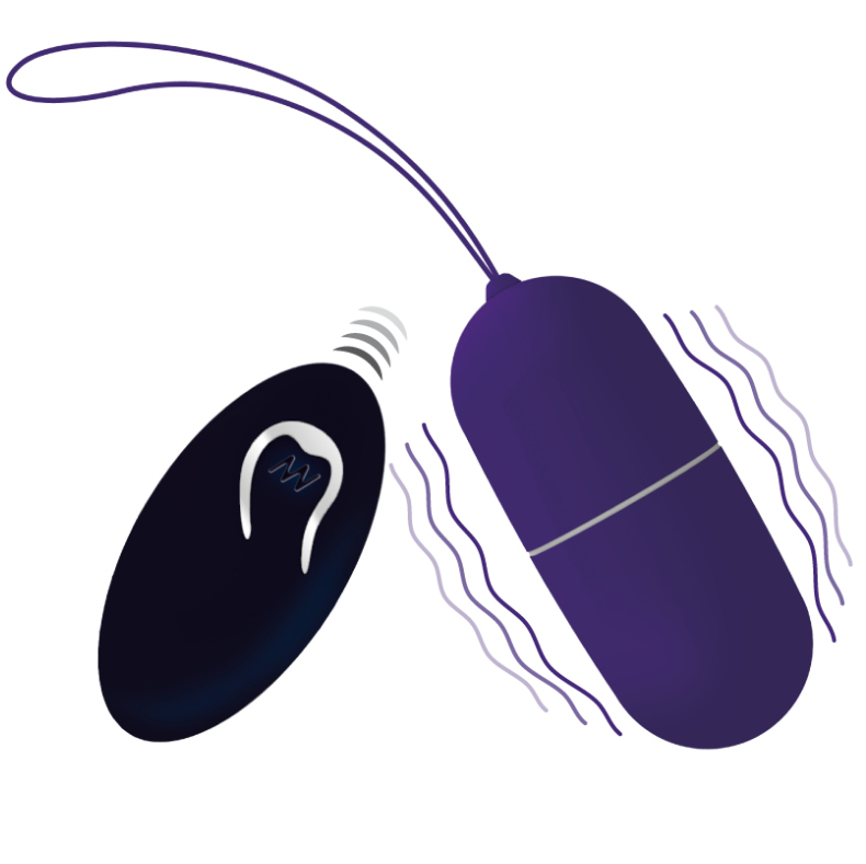 INTENSO - OVO VIBRANTE FLIPPY I COM CONTROLE REMOTO ROXO