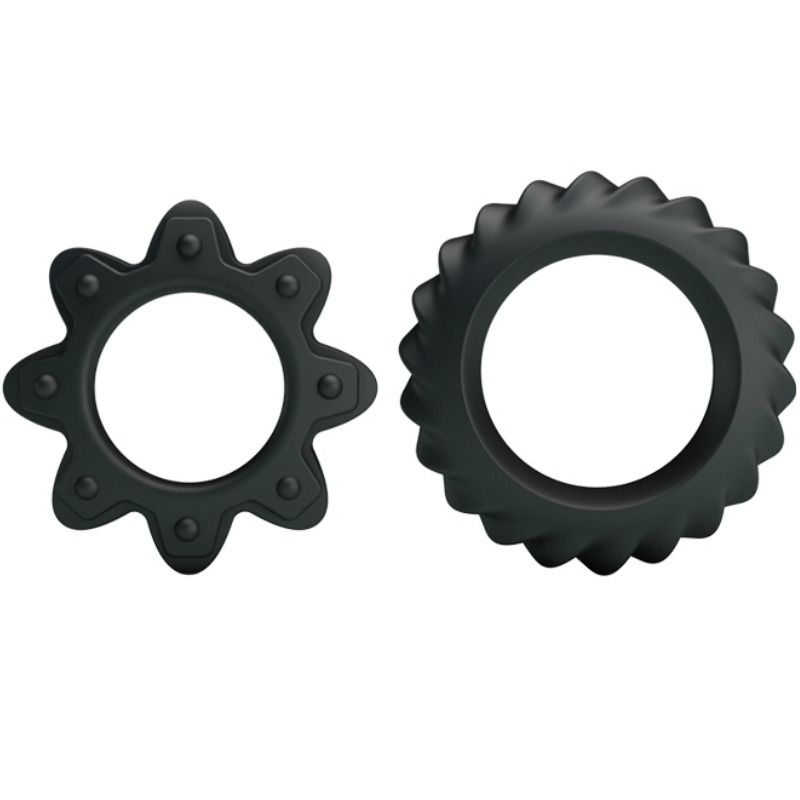 BAILE - KIT DE 2 ANÉIS DE FLOR DE SILICONE
