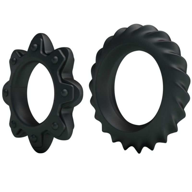 BAILE - KIT DE 2 ANÉIS DE FLOR DE SILICONE