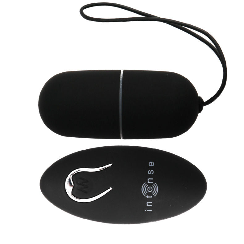 INTENSO - OVO VIBRANTE FLIPPY I COM CONTROLE REMOTO PRETO