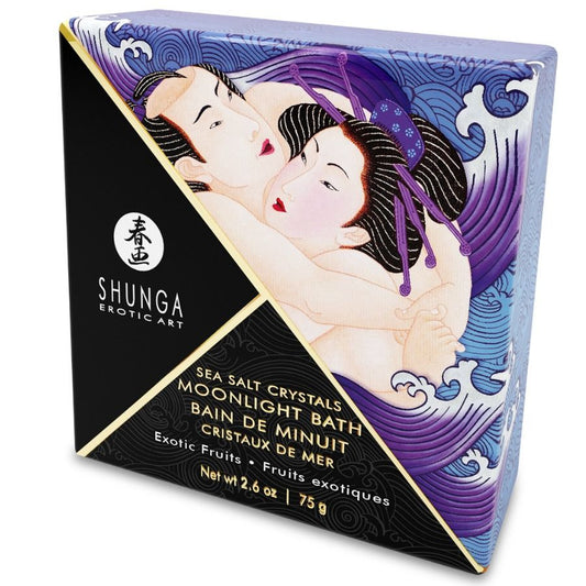 SHUNGA - SAIS DE BANHO SABOR ROXO EXÓTICO 75 GR