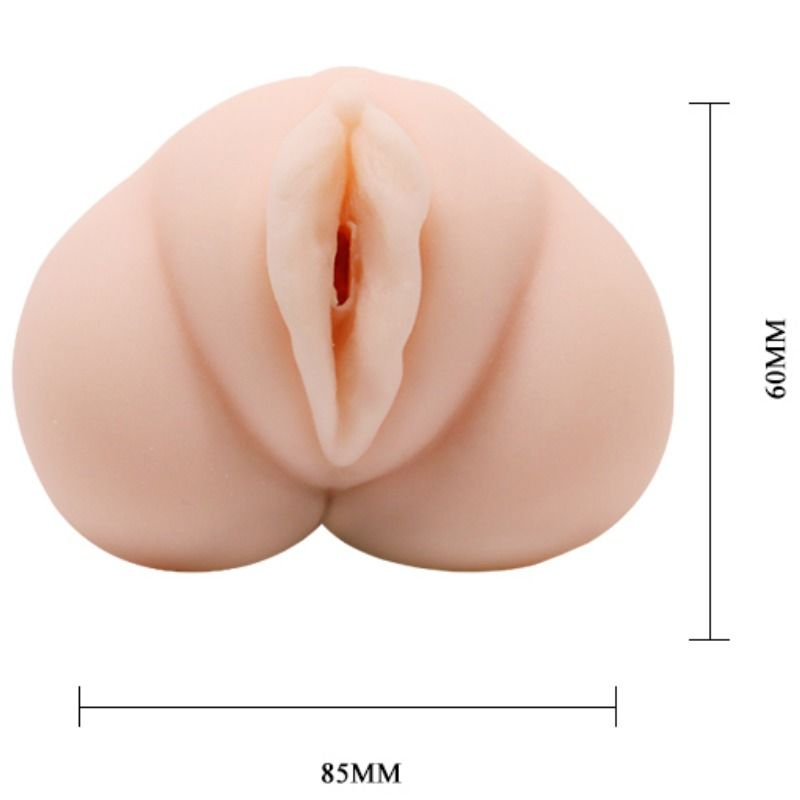 CRAZY BULL - MASTURBADOR DE VAGINA WATERSKIN COM BALAS VIBRATÓRIAS