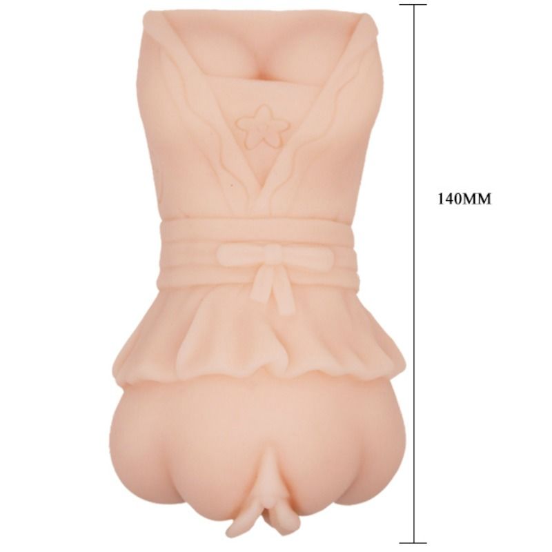 CRAZY BULL - MASTURBADOR DE VAGINA WATERSKIN COM BALAS VIBRATÓRIAS