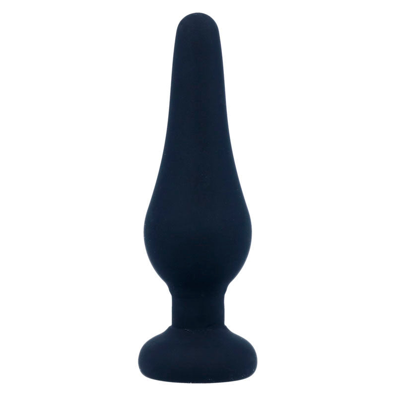 INTENSO - PIPO S PLUG ANAL DE SILICONE PRETO 9,8 CM