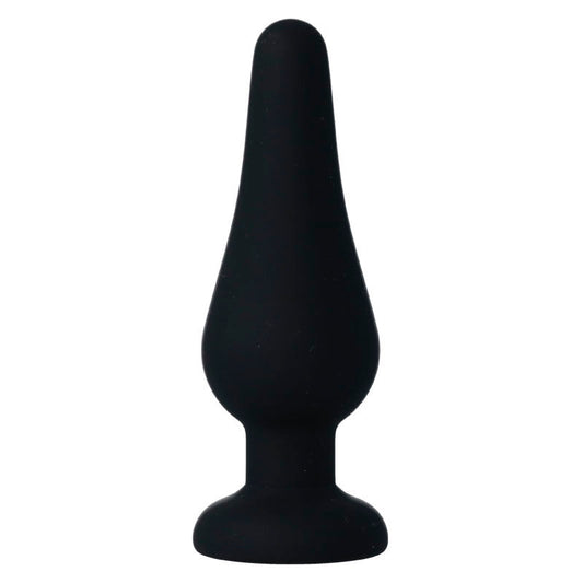 INTENSO - PIPO M PLUG ANAL DE SILICONE PRETO 11 CM
