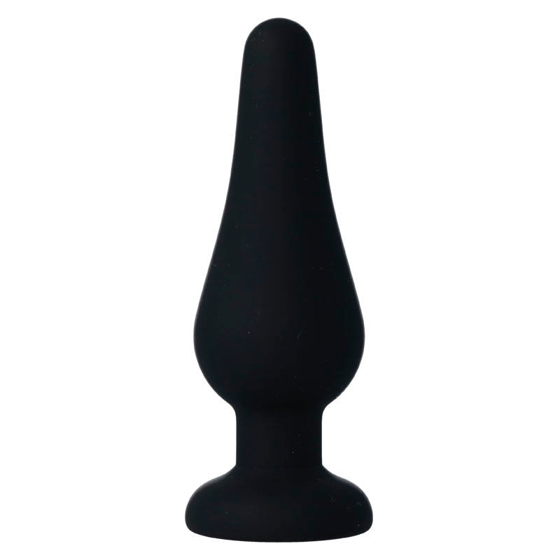 INTENSO - PIPO M PLUG ANAL DE SILICONE PRETO 11 CM