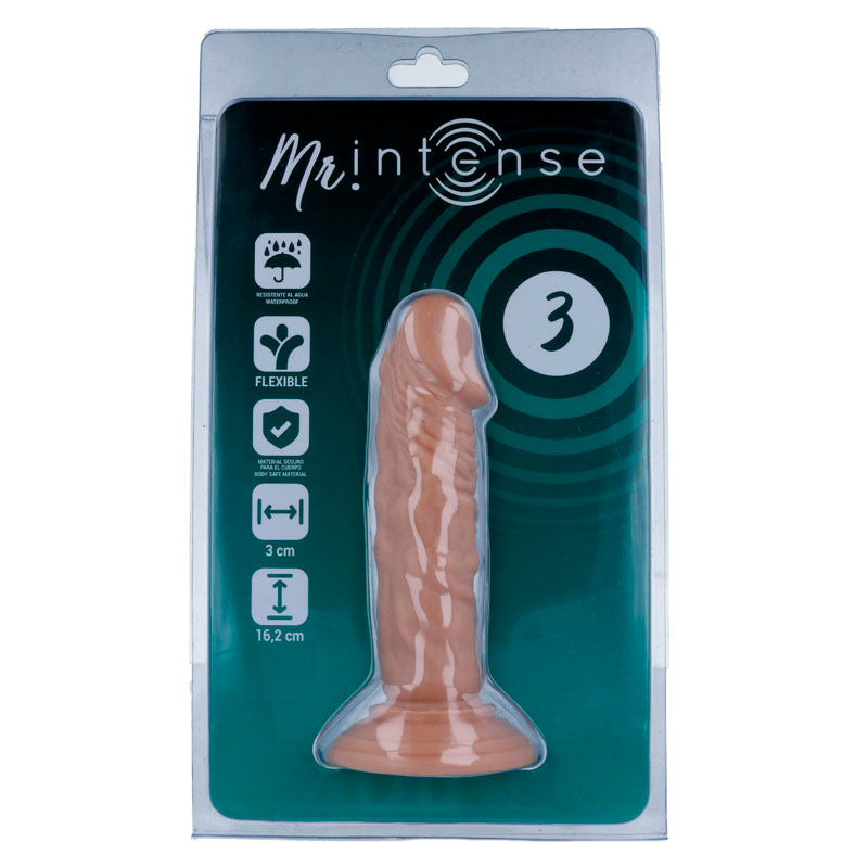 MR INTENSE - 3 REALISTIC PENISES 16.2 CM -O- 3 CM