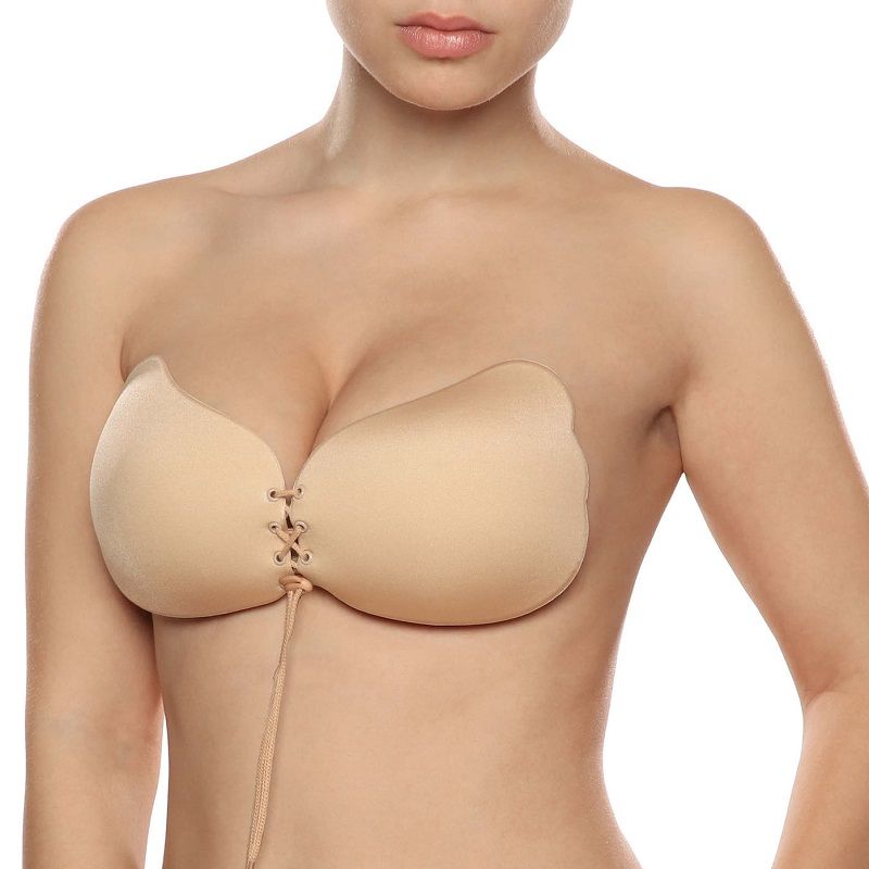 BYE-BRA - LACE-IT PUSH-UP REFORÇO BEGE COPA A