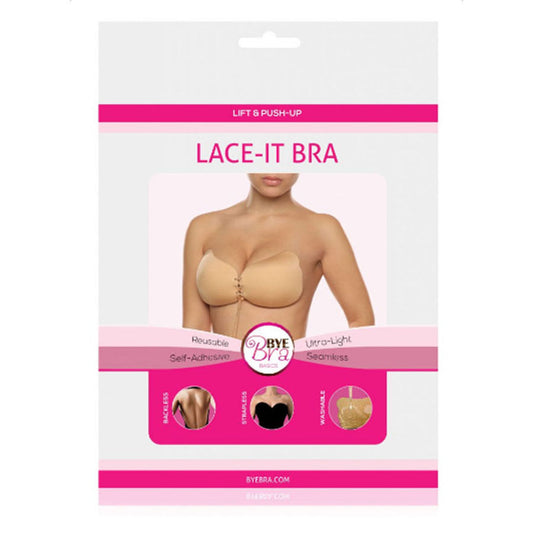 BYE-BRA - LACE-IT PUSH-UP REFORÇO COPO PRETO