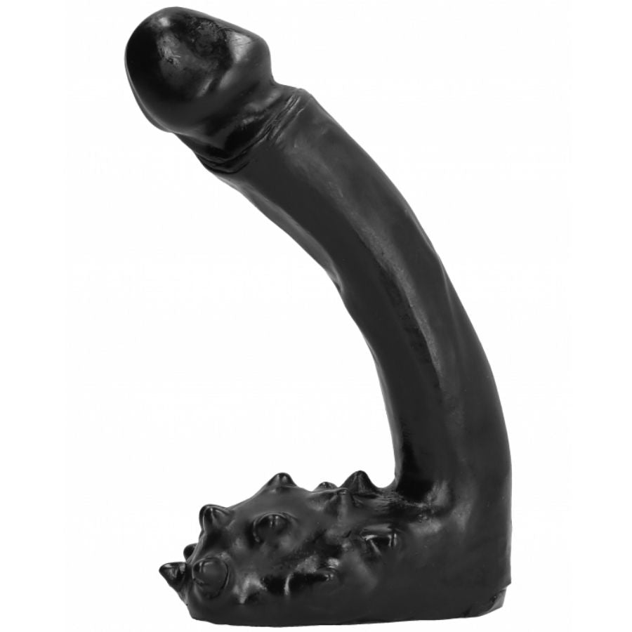 TODO PRETO - DILDO REALÍSTICO DE 19 CM