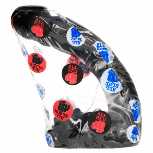 TODO PRETO - DILDO REALÍSTICO DE 19 CM