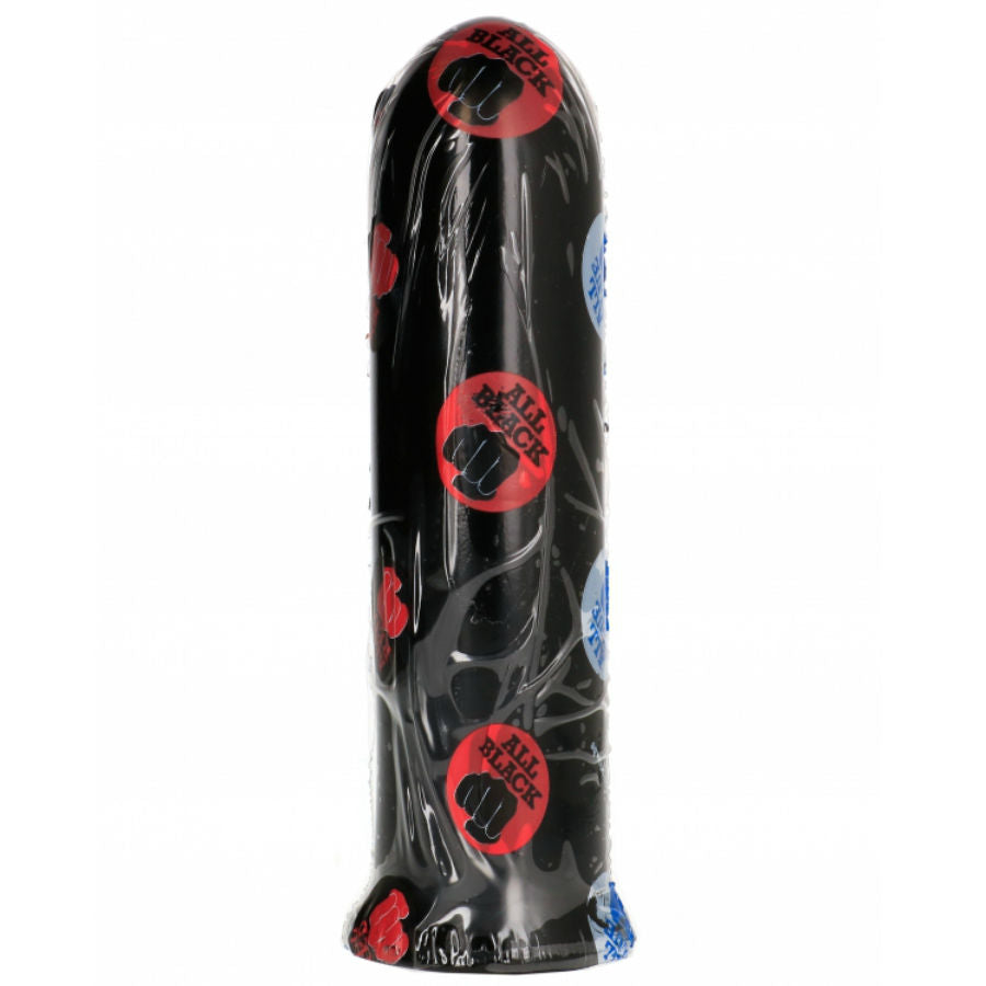 ALL BLACK - DILDO PRETO DE 19 CM