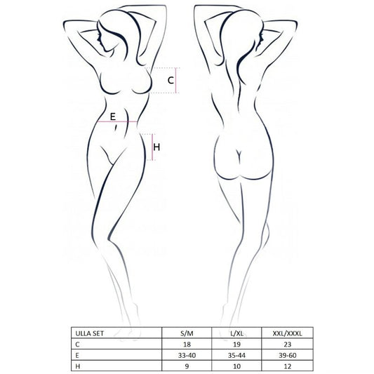 PAIXÃO - CONJUNTO ULLA FEMININO TALA P/M