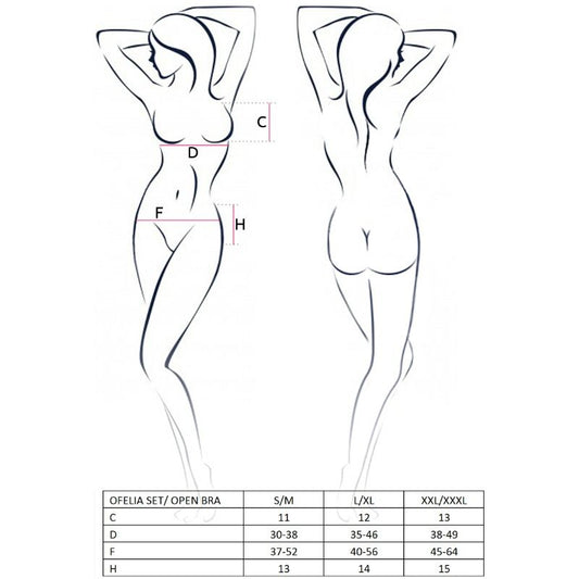 PAIXÃO - MULHER OFELIA CONJUNTO TALLA P/M