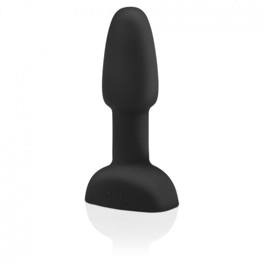 B-VIBE - PLUG ANAL COM CONTROLE REMOTO RIMMING PEQUENO PRETO