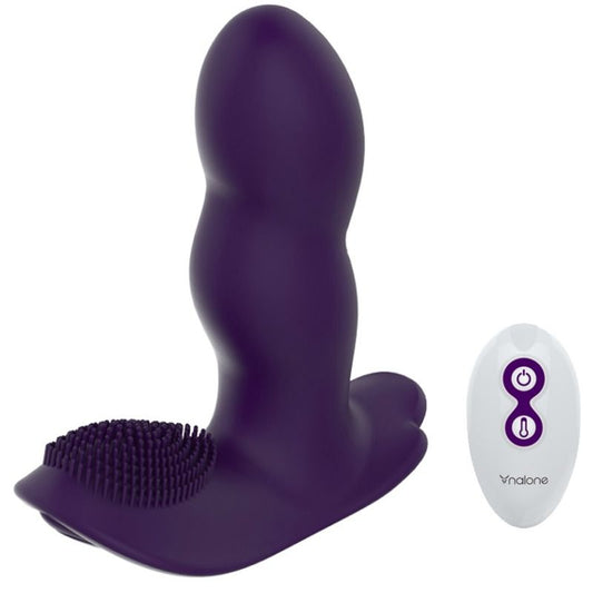 NALONE - MASSAGEADOR DE CONTROLE REMOTO LOLI - ROXO