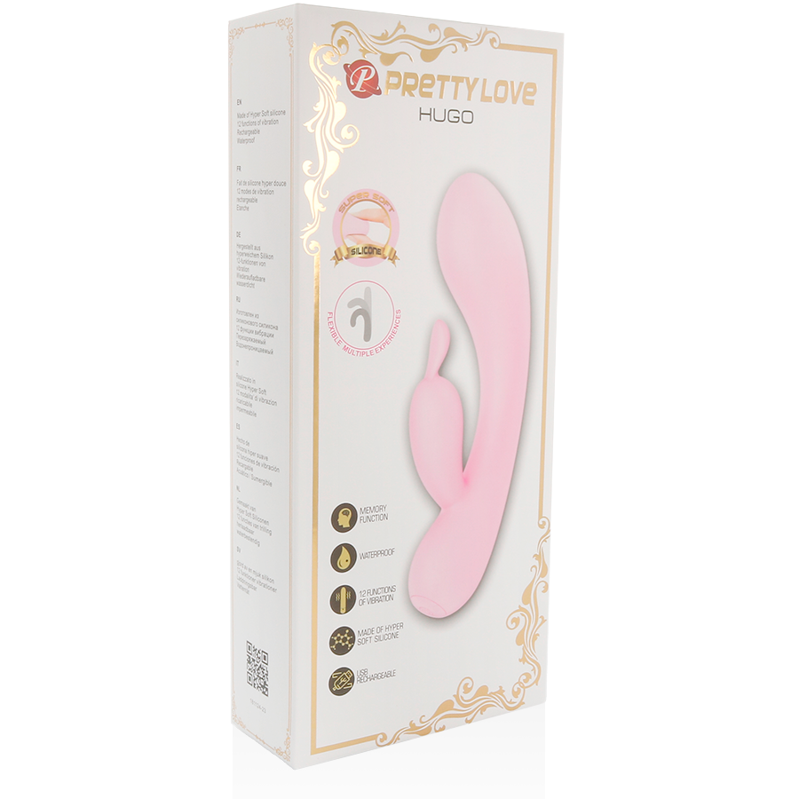 PRETTY LOVE - VIBRADOR INTELIGENTE COM ORELHAS DE COELHO HUGO