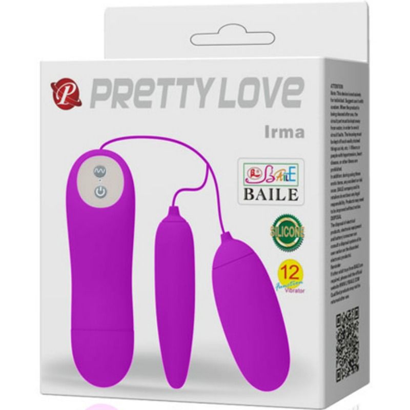 PRETTY LOVE - OVO DUPLO VIBRANTE IRMA