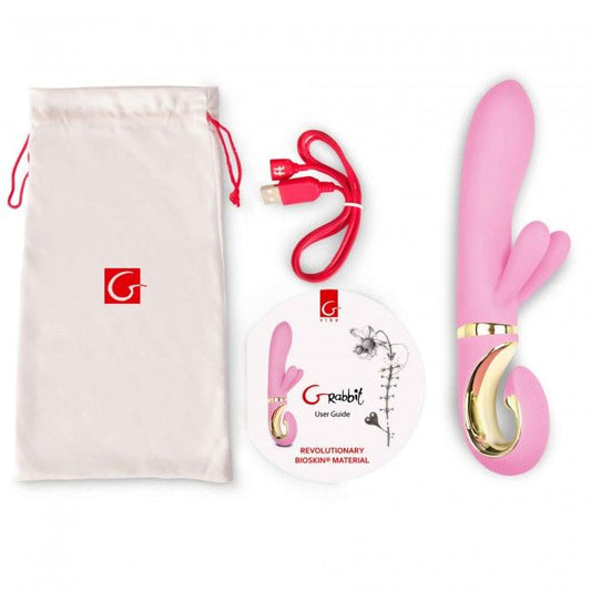 G-VIBE - G-RABBIT VIBRADOR DE COELHO RASTEJANTE ROSA