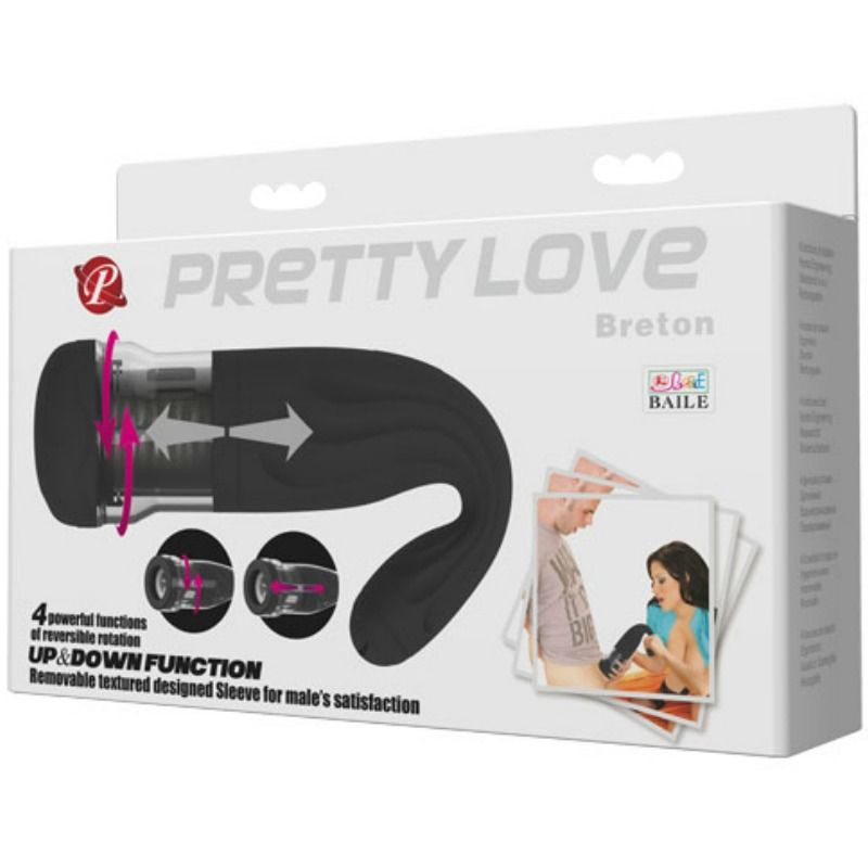 PRETTY LOVE - MASTURBADOR MULTIFUNCIONAL BRETON MASCULINO