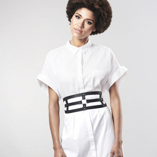 BIJOUX - CINTO LABIRINTO INDISCRETS COM PULSEIRA PRETA