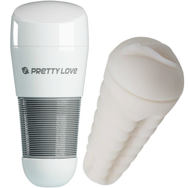 PRETTY LOVE - MASTURBADOR DE VAGINA WHITE KITTY