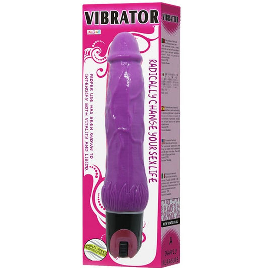 BAILE - DAAPLY PLEASURE VIBRADOR ROXO MULTI-VELOCIDADES