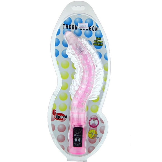 BAILE - ESTIMULADOR VIBRADOR ESPINHO ROSA