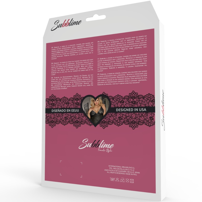 SUBBLIME - ROUPÃO DE BANHO DE RENDA COM MANGA LARGA QUEEN PLUS