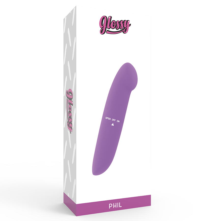 GLOSSY - PHIL VIOLET VIBRATOR