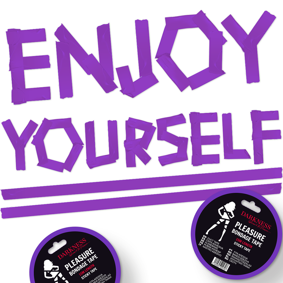 ESCURIDÃO - FITA DE BONDAGE LILÁS 15M